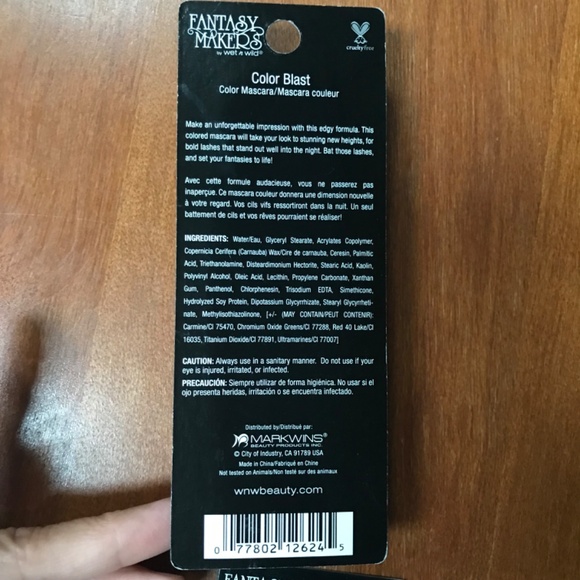 Fantasy Markers by Wet n Wild Color Blast Mascara - Picture 4 of 4